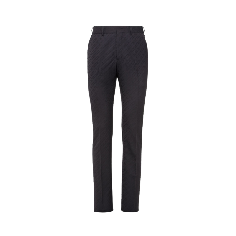 Pantalon droit laine noire...