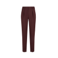 Pantalon droit laine bordeaux taille élastique