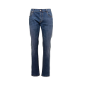Pantalon Jeans denim Blue bleu délavé broderie poche