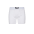 Boxer coton blanc graffiti signature noire