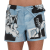 Short en coton à imprimé graphique