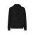 Sweat-shirt à capuche jersey coton noir broderie Fendi O’Lock en chaîne