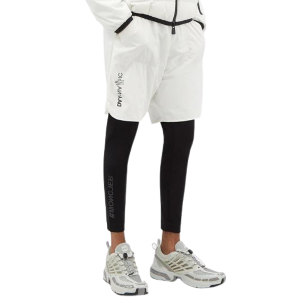Legging jersey technique noir logo Moncler Grenoble