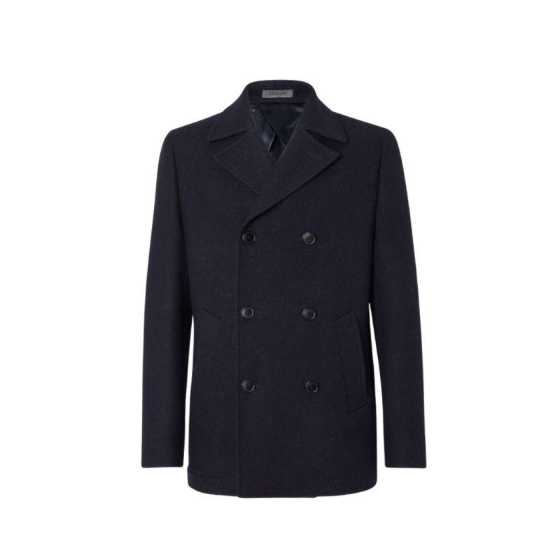 Caban Peacoat laine vierge...