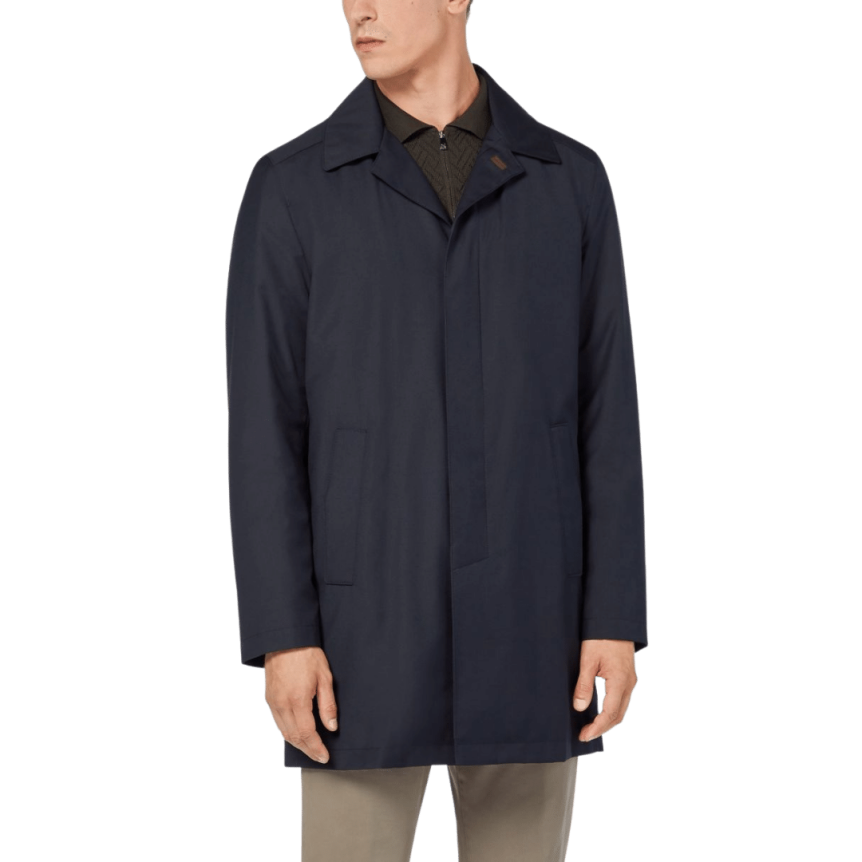 CORNELIANI Imperméable intérieur détachable bleu marine
