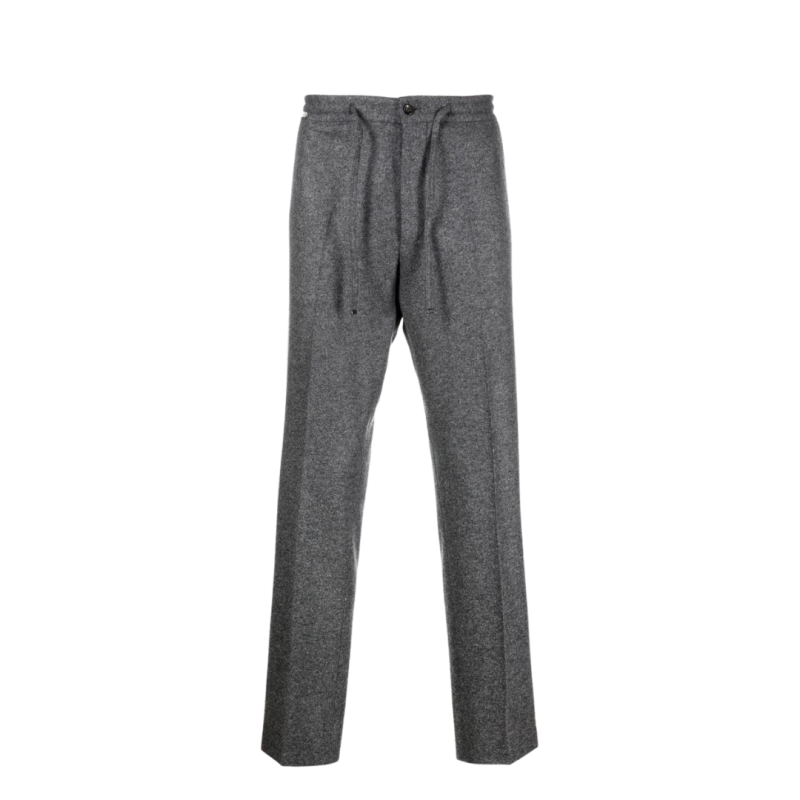 Pantalon laine vierge gris...