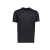 T-shirt col rond manches courtes coton biologique noir logo requin