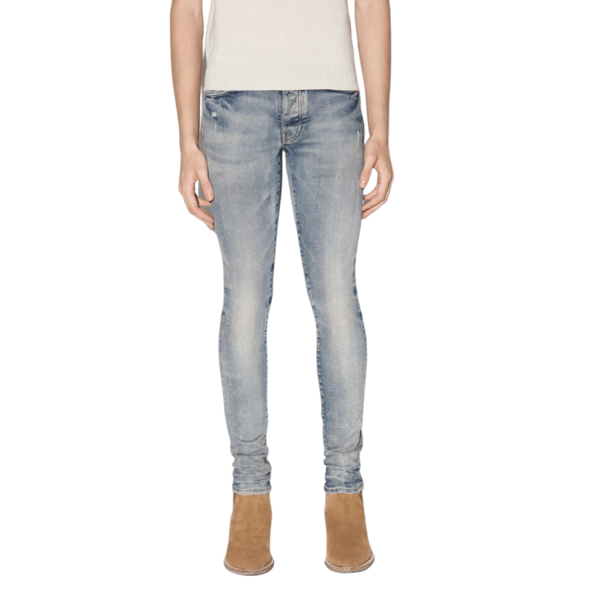 AMIRI jeans Stack skinny denim bleu ciel
