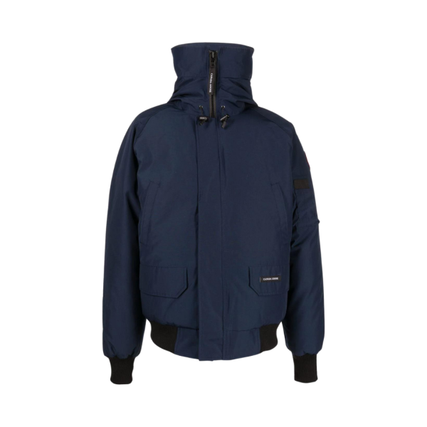 Blouson aviateur bomber CANADA GOOSE Chilliwack capuche bleu marine