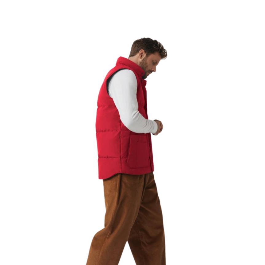 Gilet CANADA GOOSE Freestyle Crew doudoune sans manches Rouge