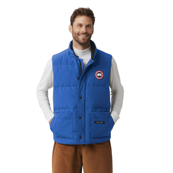 Gilet CANADA GOOSE Freestyle PBI doudoune sans manches Bleu roi