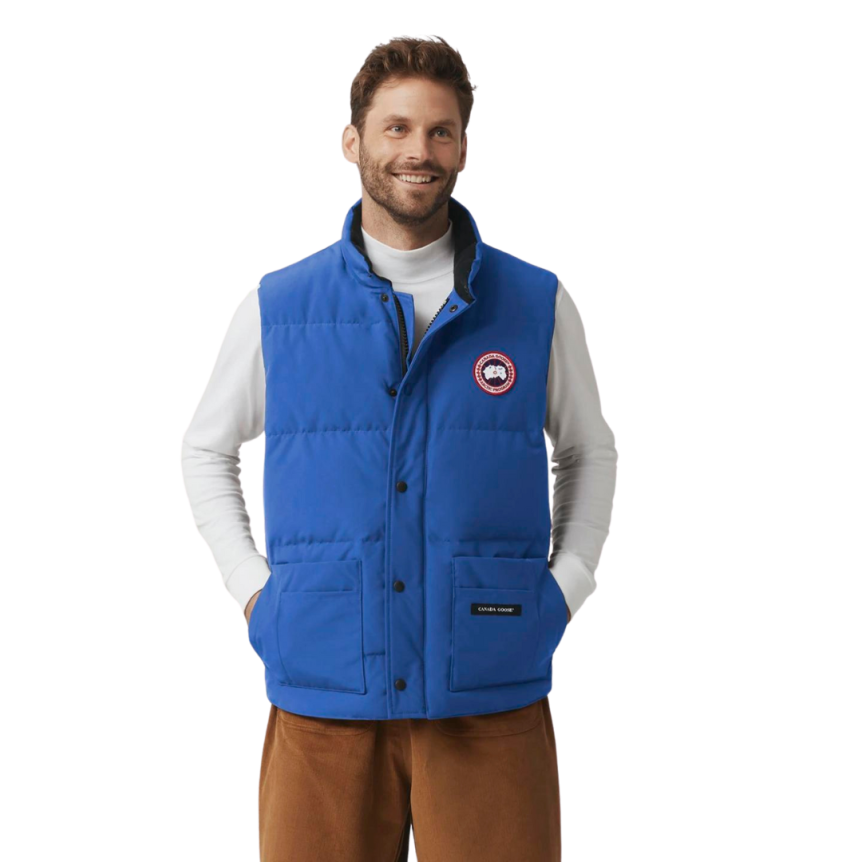 Gilet CANADA GOOSE Freestyle PBI doudoune sans manches Bleu roi