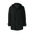 Parka Manteau court à capuche amovible nylon noir