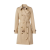 Imperméable trench-coat Heritage Chelsea longueur moyenne Cintré gabardine coton beige