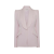Veste cintrée épaule en pointe laine grain de poudre rose porcelaine