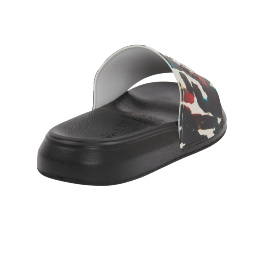 Claquette ALEXANDER MCQUEEN Watercolour Graffiti multicolore