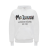 Sweat-shirt à capuche Watercolour coton blanc Graffiti multicolore