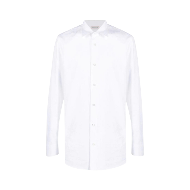 chemise coton blanc logo...