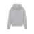 Sweat shirt à capuche Hoodie coton gris signature broderie signature