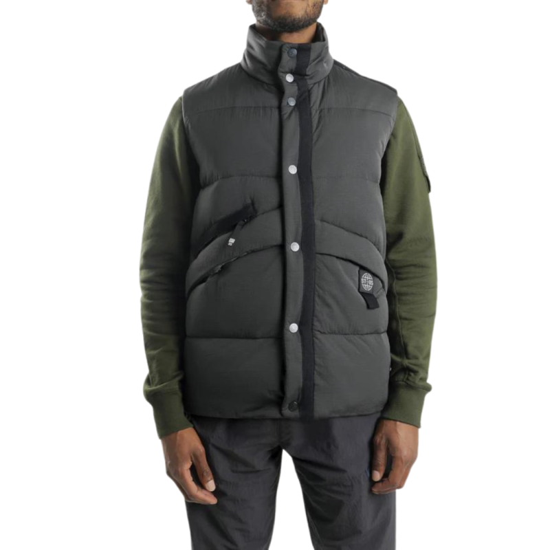 Gilet Sans Manches Homme - Style Blouson Avec Poches - Fermeture Éclair Intégrale - Respirant Pour Printemps/Automne