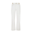 Pantalon Jeans coton blanc logo métal doré