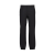 Pantalon laine noire bande satin bas élastique logo triangle métal