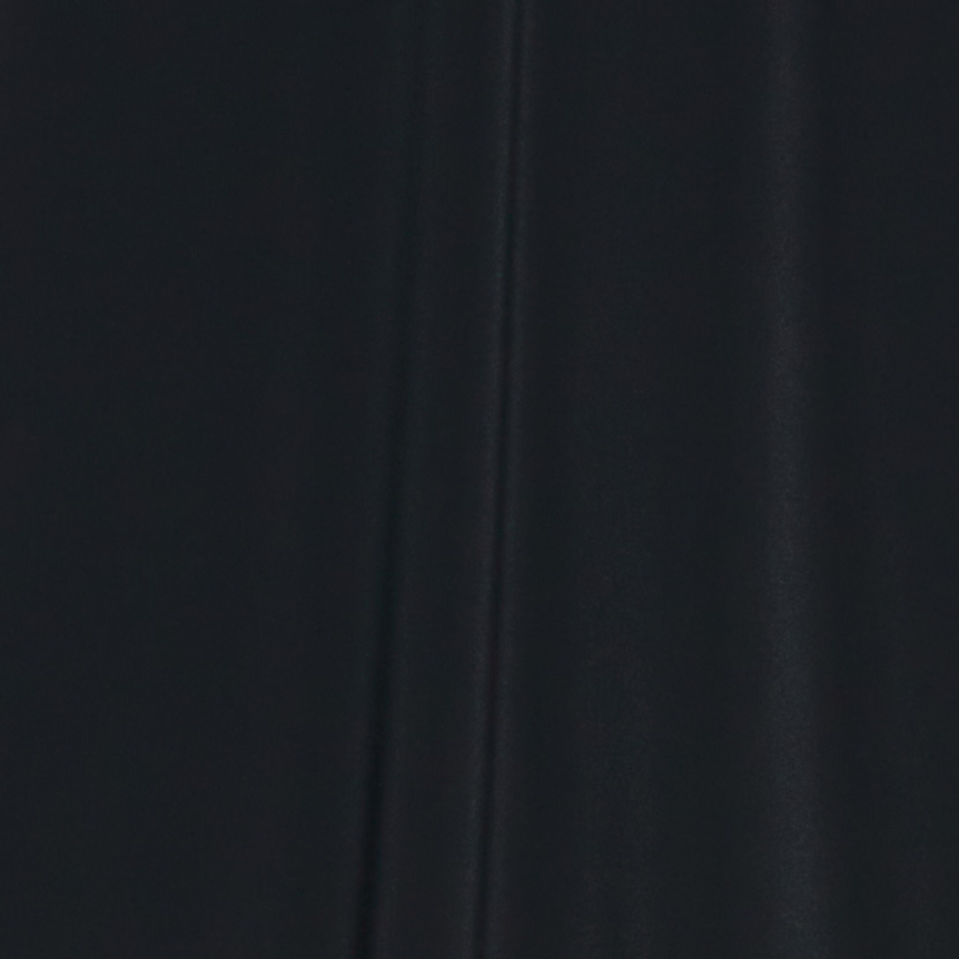 Robe longue col rond A-Line crêpe noir BALENCIAGA NYC Show Printemps 2023