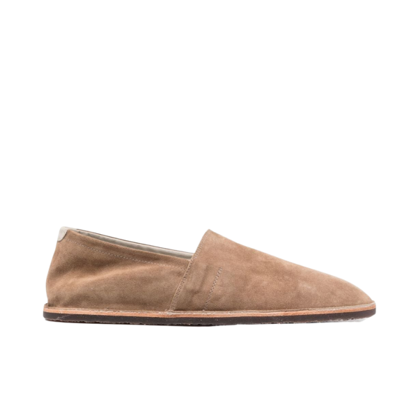 Espadrilles Babouche BRUNELLO CUCINELLI Daim beige semelle crêpe