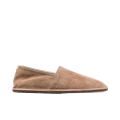 Espadrilles Babouche Daim beige semelle crêpe
