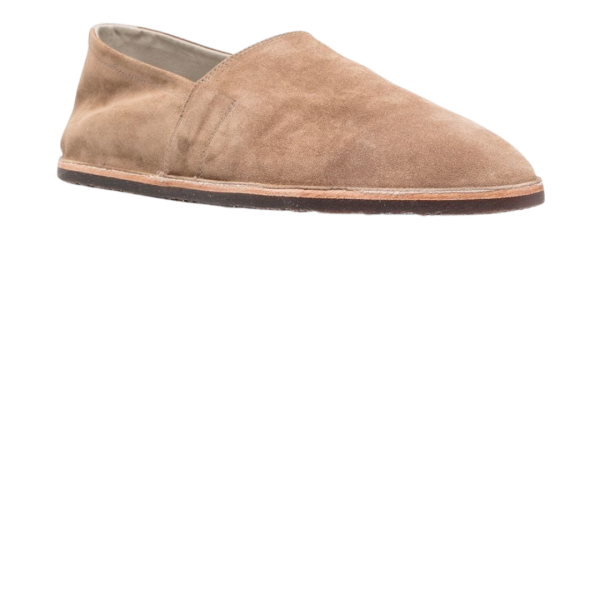 Espadrilles Babouche BRUNELLO CUCINELLI Daim beige semelle crêpe
