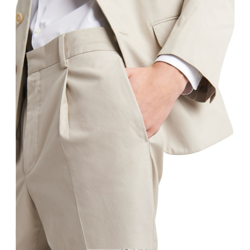 Pantalon PRADA coton stretch beige