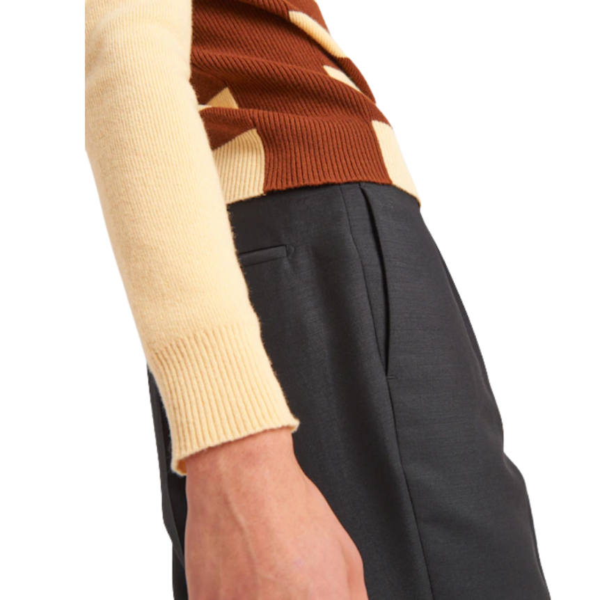 Pantalon PRADA laine mohair noire