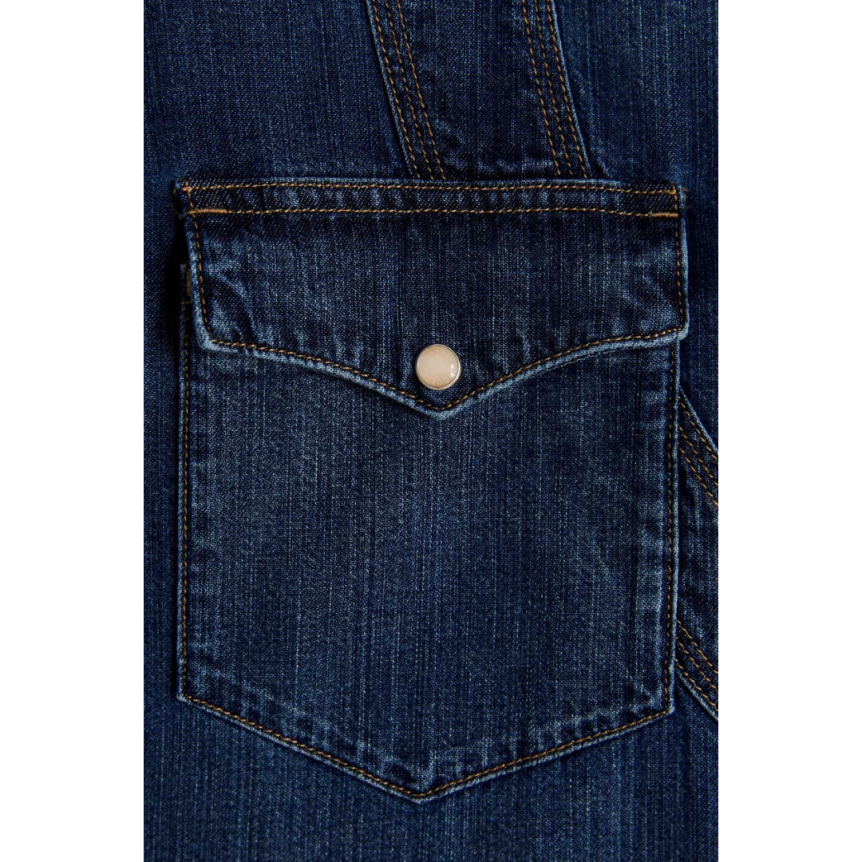 chemise en jean ALEXANDER MCQUEEN boutonnée manches longues denim coton bleu