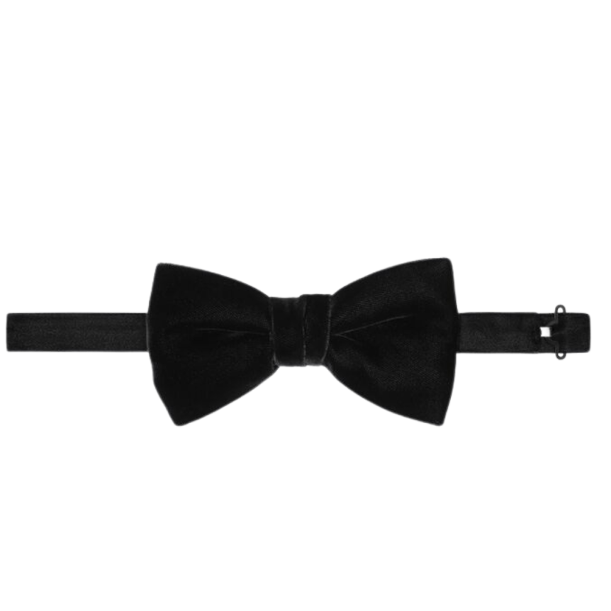 Nœud Papillon SAINT LAURENT Pré noué velours noir