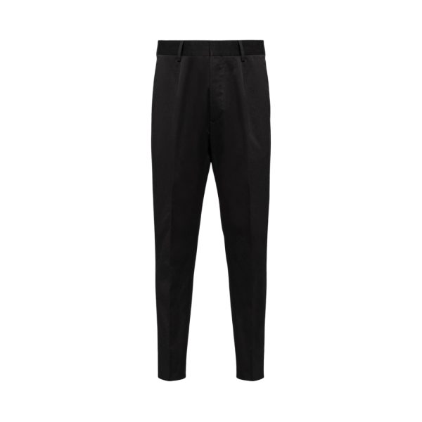 Pantalon PRADA en gabardine de coton noir