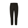 pantalon skinny laine noire à fines rayures