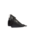 Sac Prada Petit Triangle en cuir saffiano noir