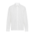 chemise droite en coton blanc logo triangle dos