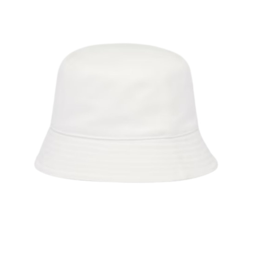 bob PRADA streetwear coton blanc logo brodé