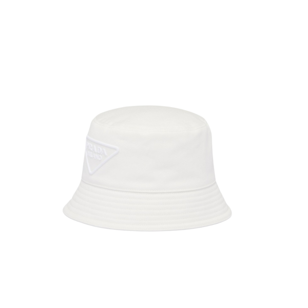bob PRADA streetwear coton blanc logo brodé