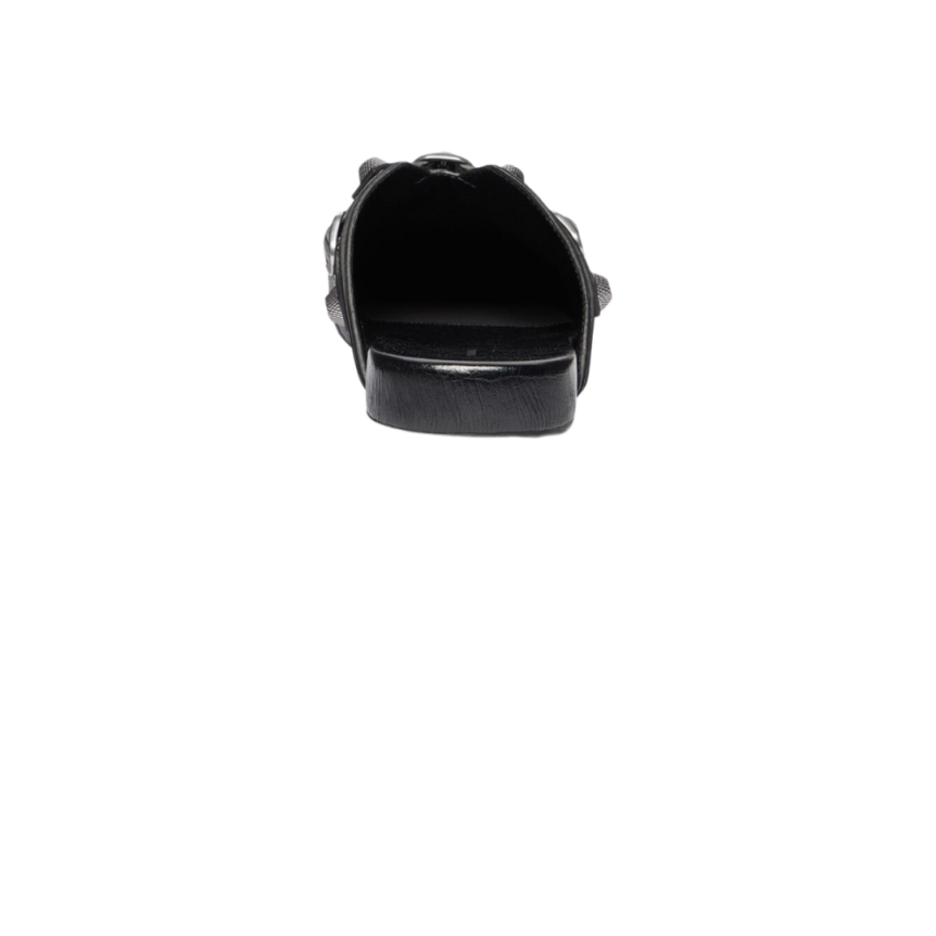 Mule BALENCIAGA Cosy Cagole cuir agneau Arena noir