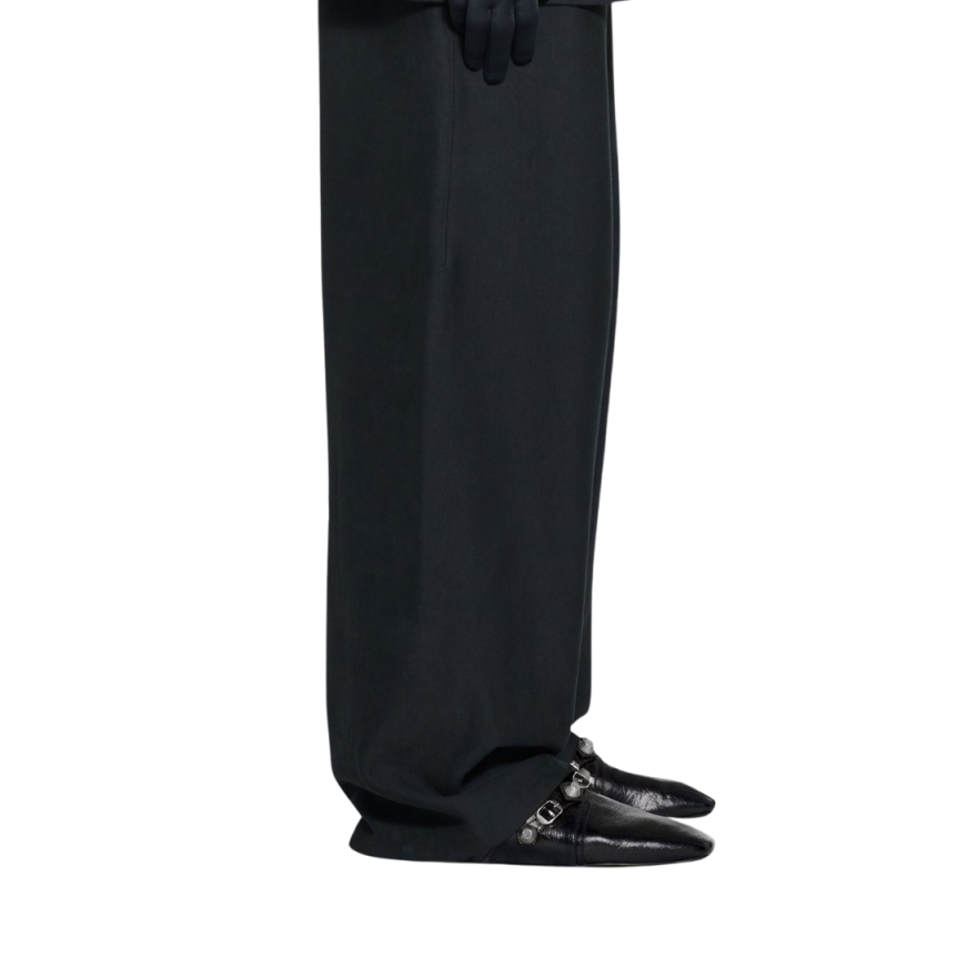 Mule BALENCIAGA Cosy Cagole cuir agneau Arena noir