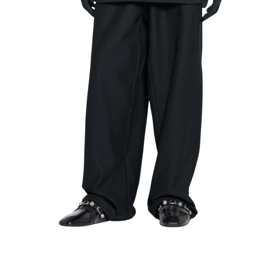 Mule BALENCIAGA Cosy Cagole cuir agneau Arena noir