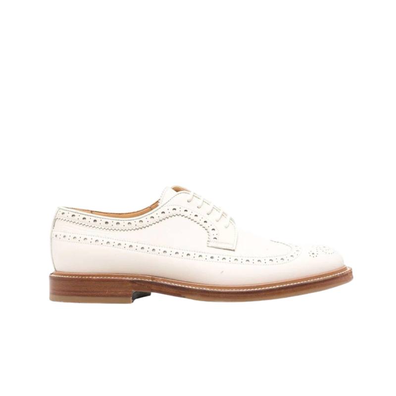 Derby cuir de veau beige...