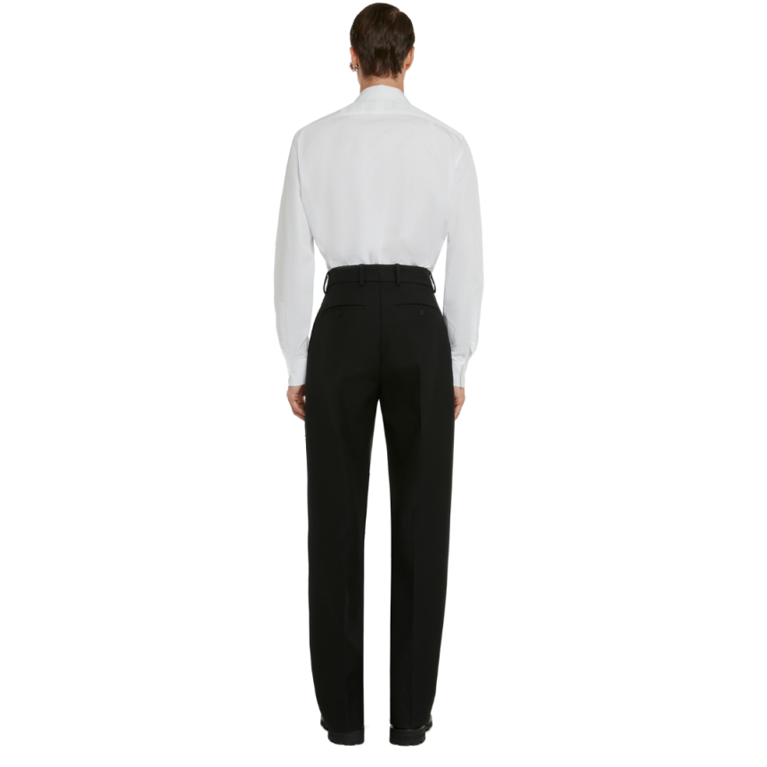 Chemise ALEXANDER MCQUEEN manche longue popeline coton blanc