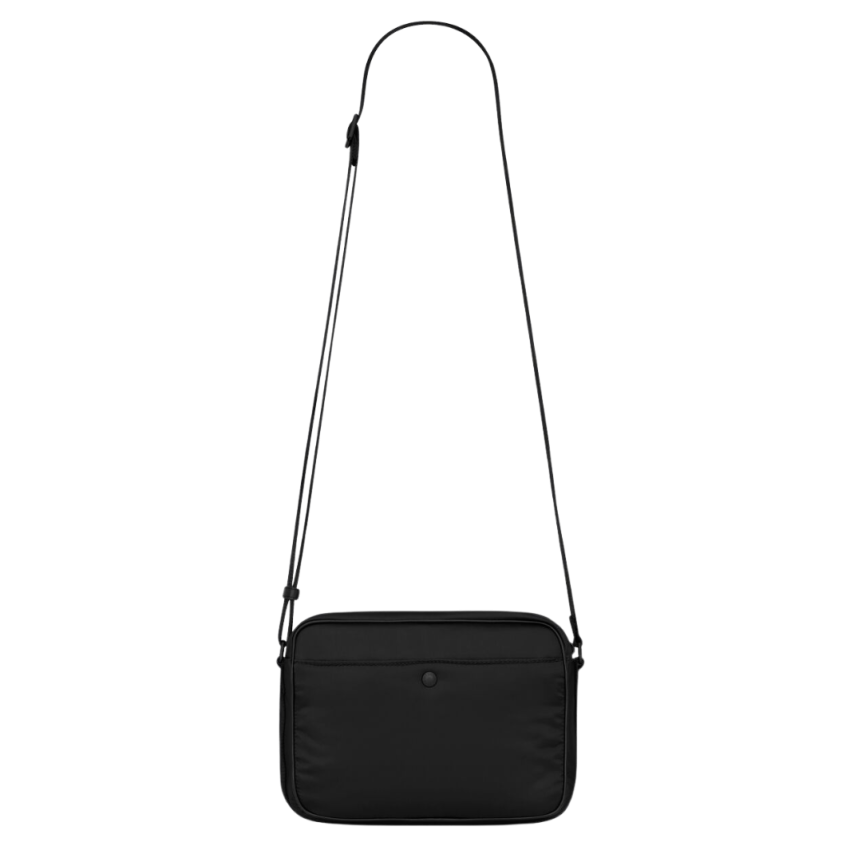 Sac SAINT LAURENT Bandoulière Camera City nylon cuir noir