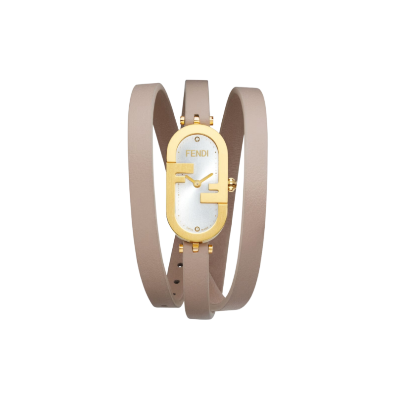 Montre ovale bracelet cuir...