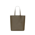 Sac cabas Shopping Bag cuir grainé vert kaki