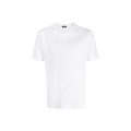 T-shirt col rond manche courte lin pur blanc
