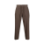 pantalon fuselé lien de resserrage coton stretch marron chocolat